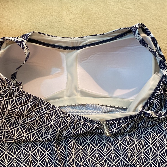 Lands’ End Tankini Tank Too Swimsuit Bathing 14 Plus - Picture 8 of 10